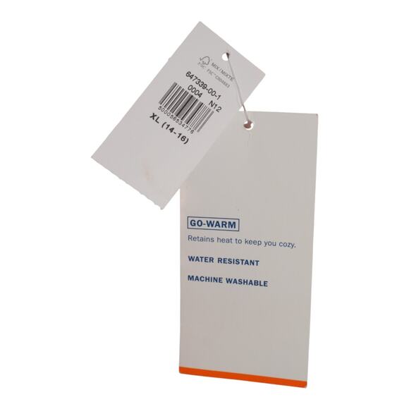 Old Navy Metallic Rose Gold Puffer Jacket Girls XL 14-16 GoWarm Hooded Coat - Picture 6 of 8